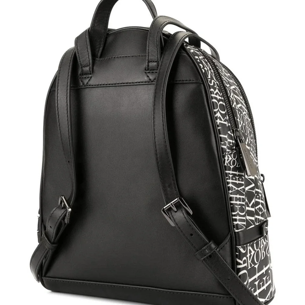 Michael Kors Newsprint Rhea Backpack